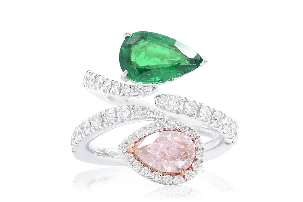 ANILLO Crossroads E191P B101P-BR B85P GIA 8.10 18KW