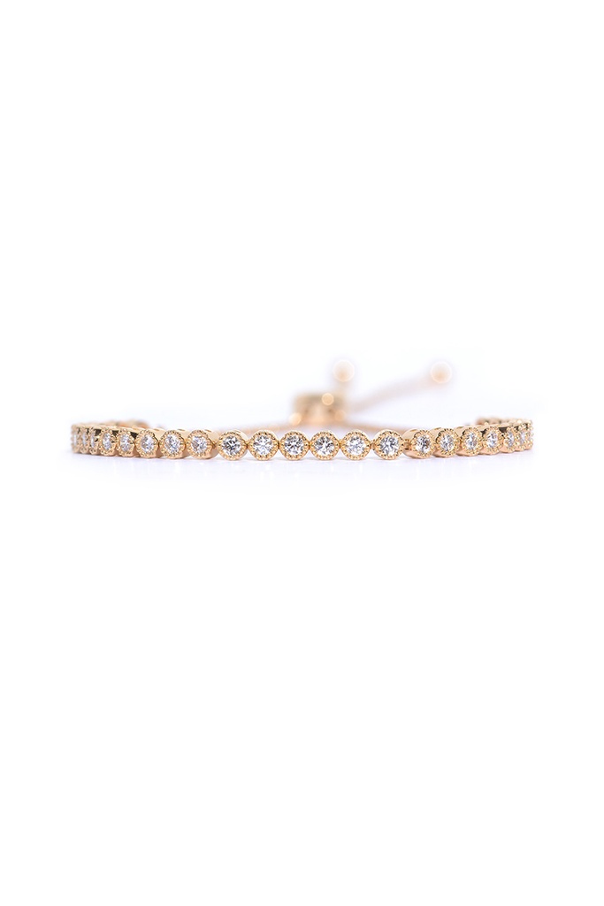 PULSERA TENNIS-CORBATA 30B63P VSG 23CM 4.3gr 18KY