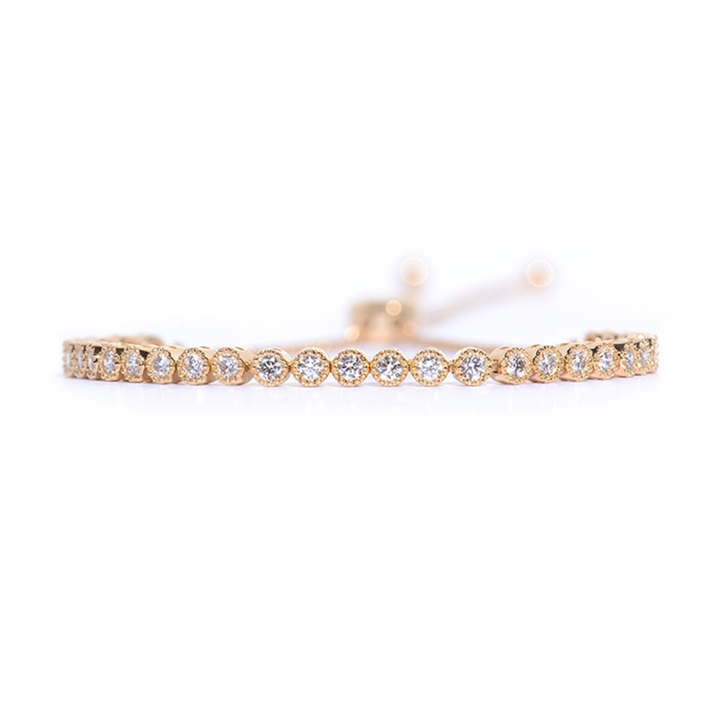 PULSERA TENNIS-CORBATA 30B63P VSG 23CM 4.3gr 18KY