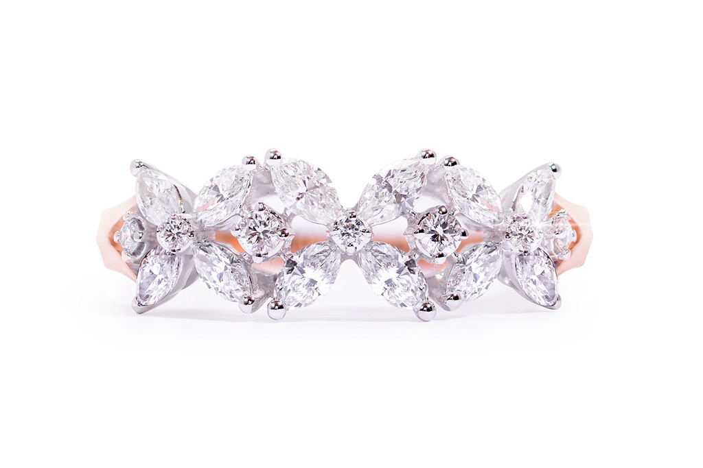 ANILLO BLOSSOM MQ58P B9P VS/G 2.20 18KR