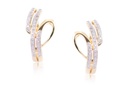 ARETES DELTA RIVER B16P HSI 5.5gr ORO AMARILLO/BLANCO 18K