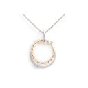 DIJE BEADS B5P 3.6gr ORO BLANCO/AMARILLO 18K