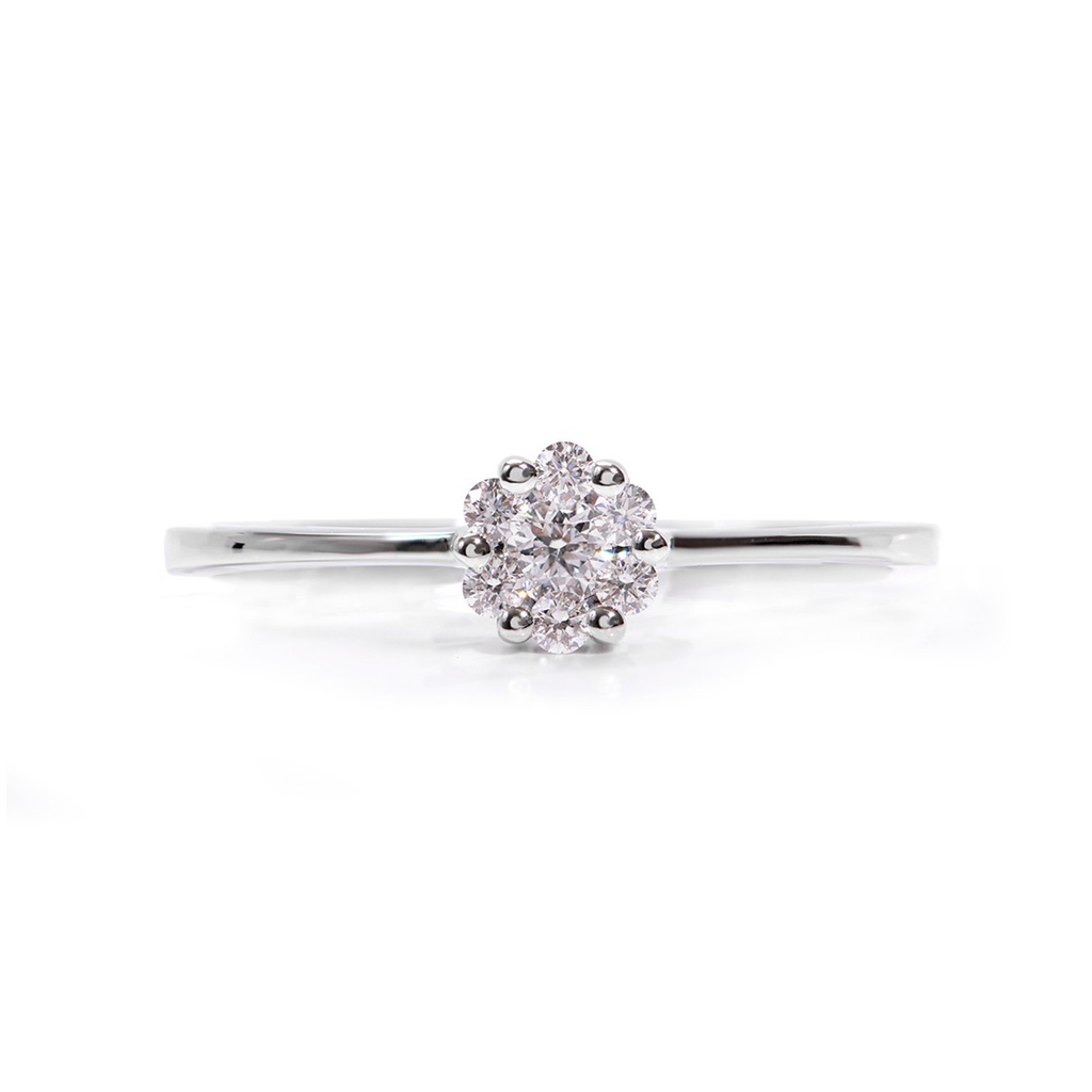 ANILLO CLUSTER DIAMOND B15P GVS 1.93 18KW