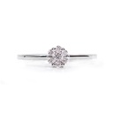 ANILLO CLUSTER DIAMOND B15P GVS 1.93 18KW