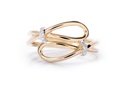 ANILLO ENDLESS LOVE B5P HSI 4.7gr ORO AMARILLO/BLANCO 18K