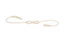 PULSERA ENDLESS LOVE DIAMANTE-0.03ct HSI 3.86gr. ORO AMARILLO 18K