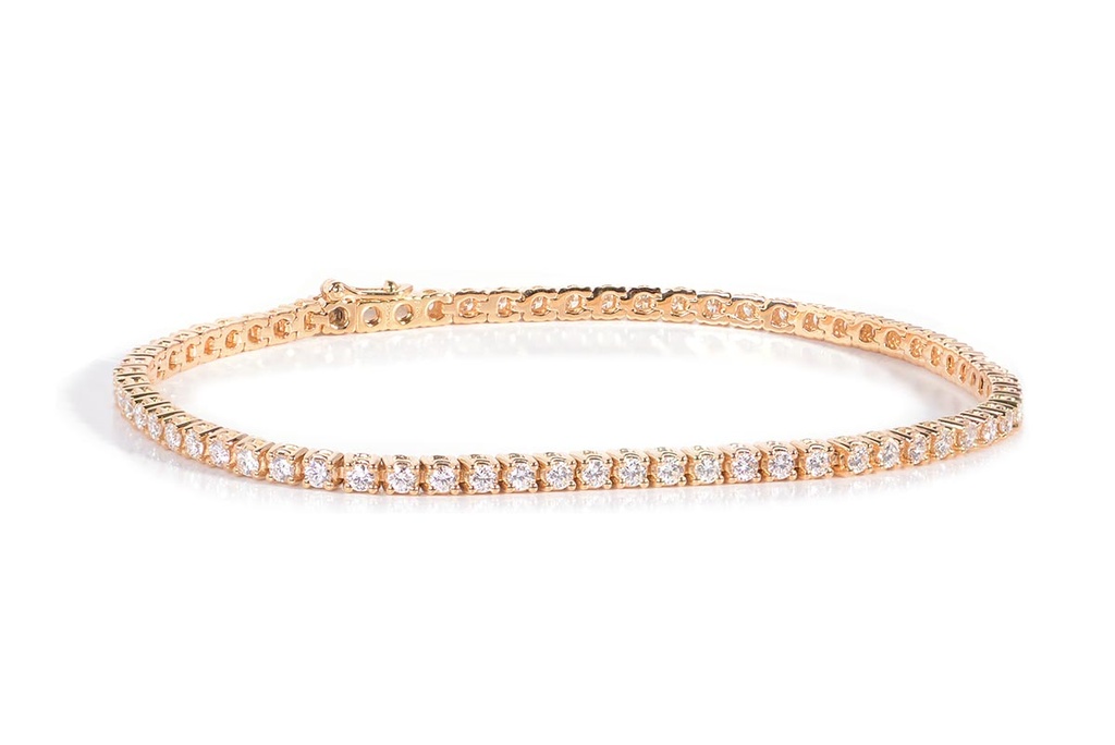 PULSERA TENNIS 66B184P VS/G 8.6gr ORO AMARILLO 18K