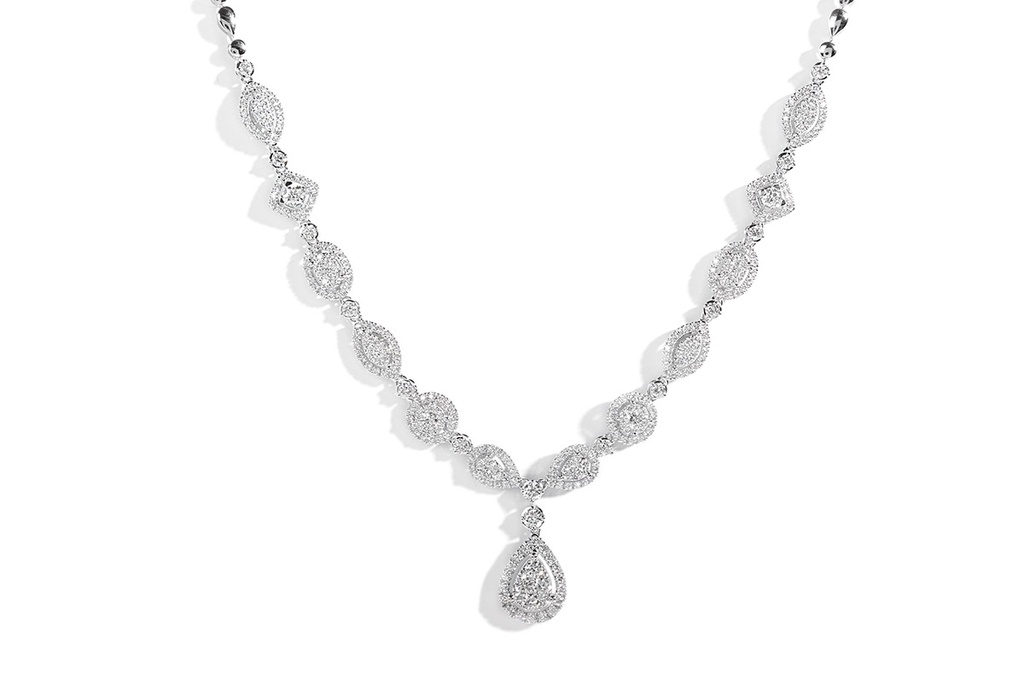 Gargantilla “ IMPERIO“ - 314B192P VS/G Oro 18k Blanco