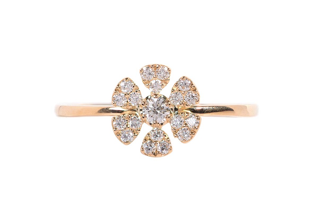 ANILLO OSTARA  19B22P VS/G  1.80 18KY