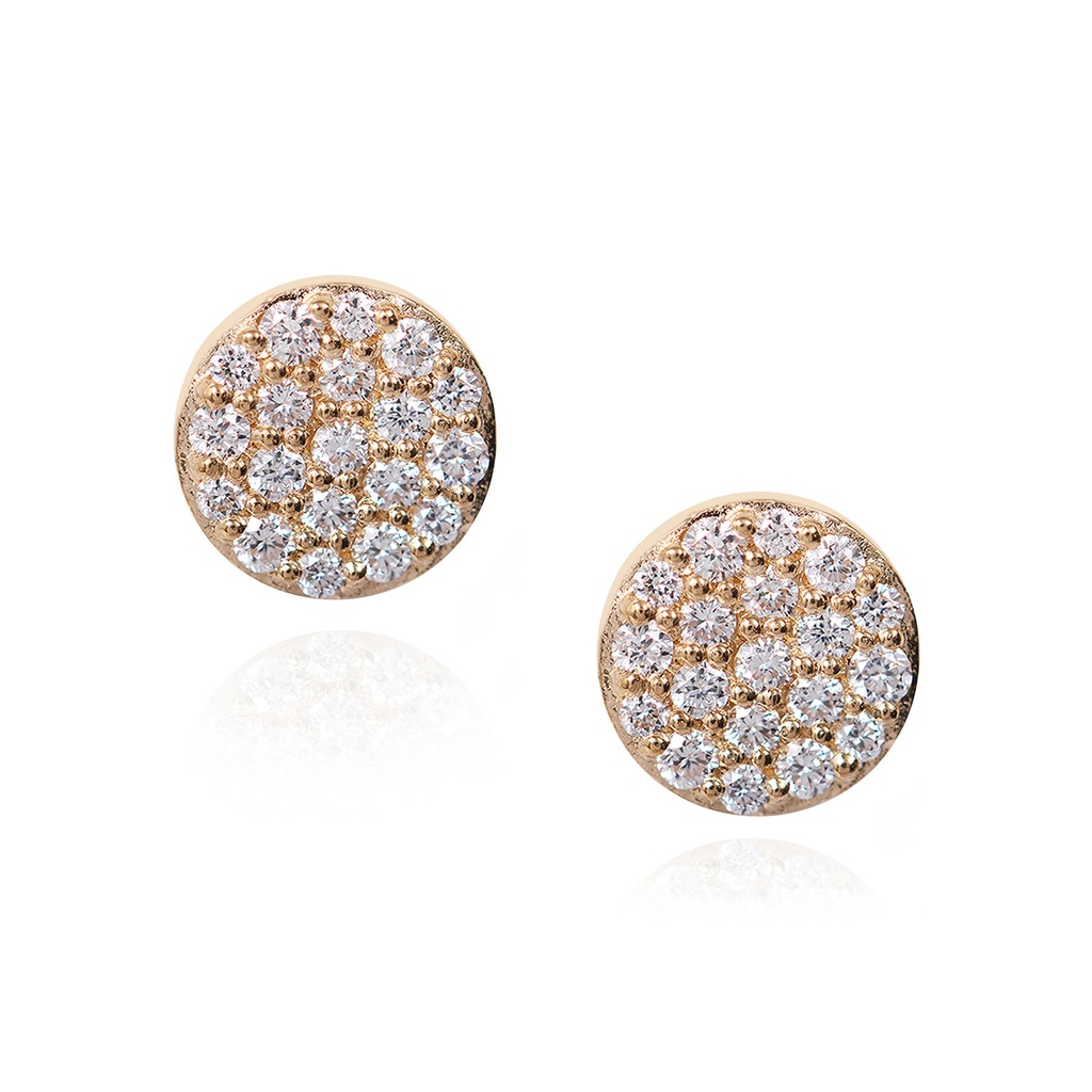 ARETES PETTITE PAVE B12P GVS 1.60 18KY