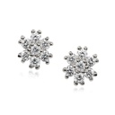ARETES PETTITE FLAKE 14B12P VSG  1.2gr 18KW