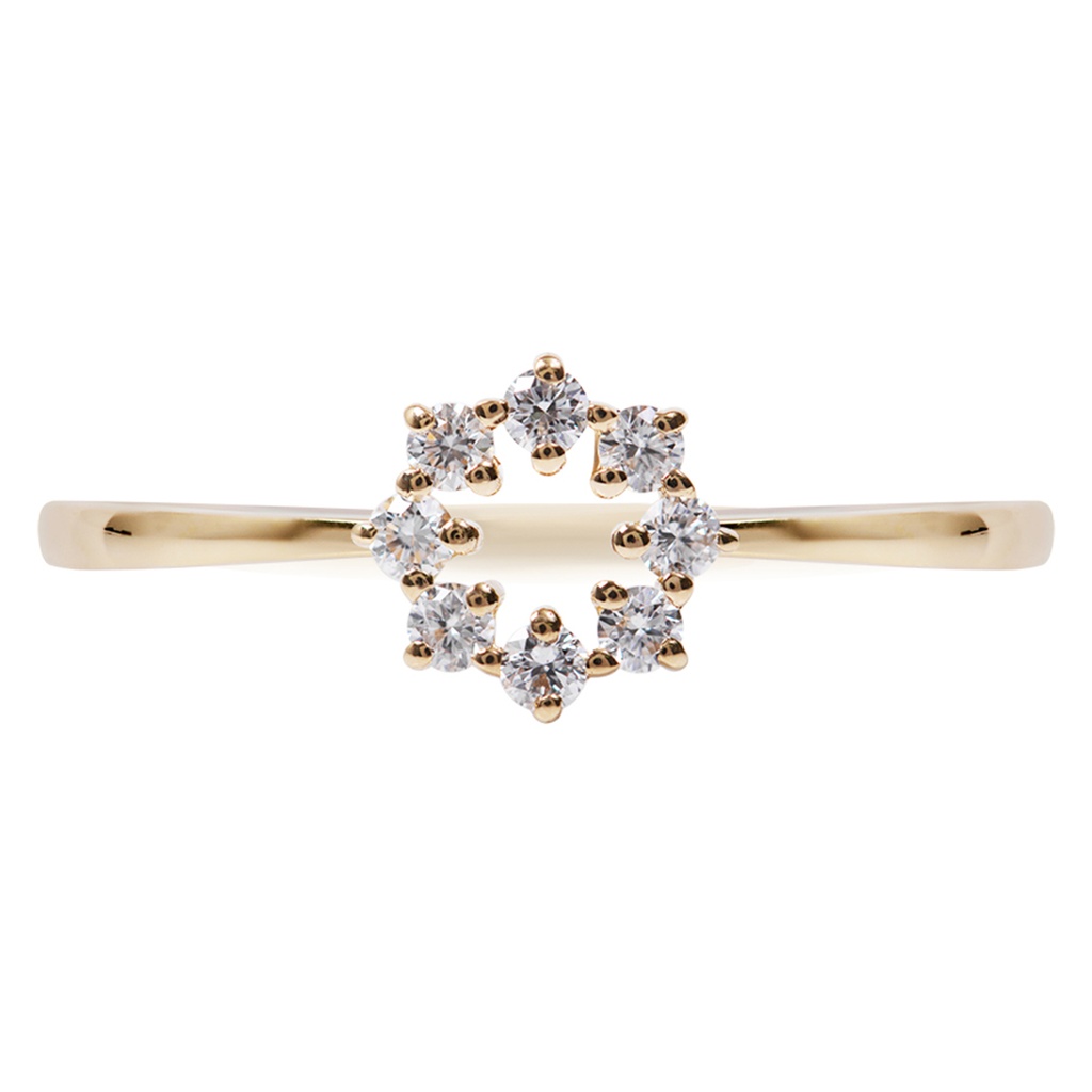 ANILLO PETTITE  STAR 8B11P VS/G  0.90 18KY