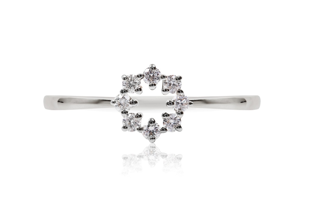 ANILLO PETTITE  STAR B12P VS/G  1.00 18KW