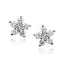 ARETES PETTITE FLOR 12B11P VS/G  1.20 18KY