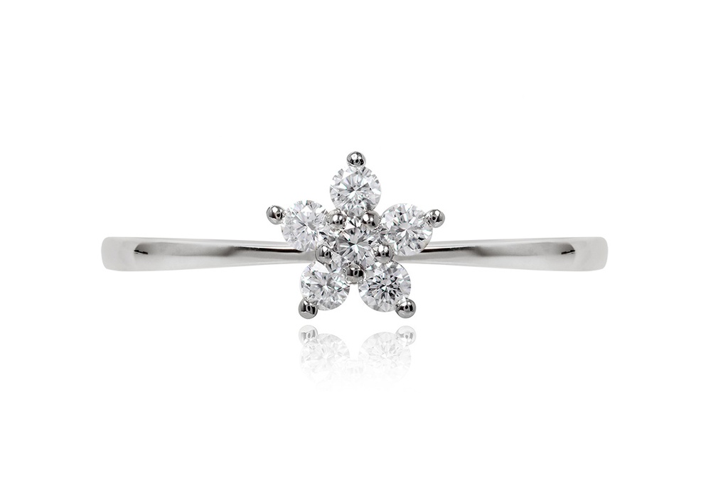 ANILLO PETTITE  FLOR 6B10P VS/G  0.80 18KW