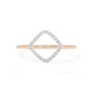 ANILLO DIAMONDS SQUARE B12P HSI 1.47 18KYW