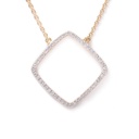 GARGANTILLA DIAMONDS SQUARE B27P 4.58 18KYW