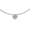 DIJE CLUSTER DIAMOND B15P HSI 0.4gr. ORO BLANCO 18K