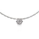 DIJE CLUSTER DIAMOND B15P HSI 0.4gr. ORO BLANCO 18K