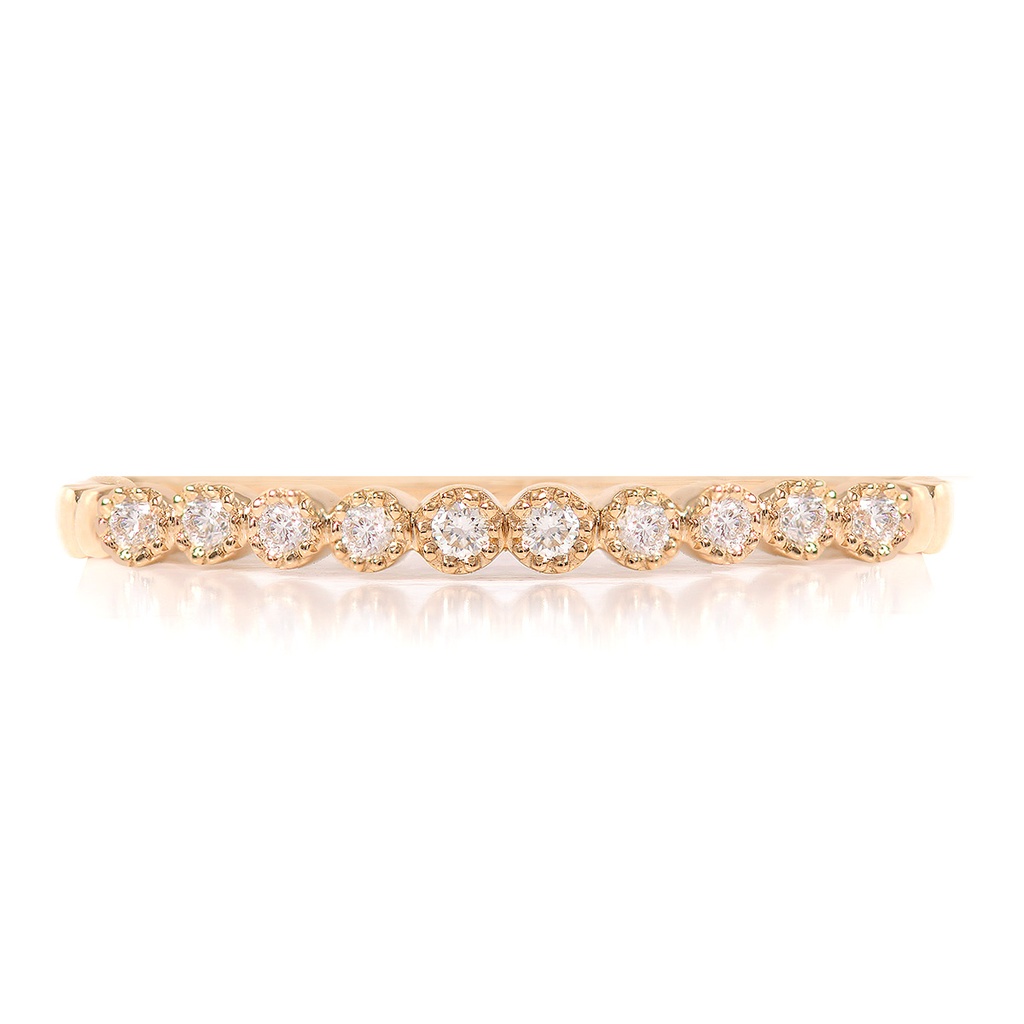 Anillo M&M  CAVIAR Diamantes-0.10Ct VS/G 18KY