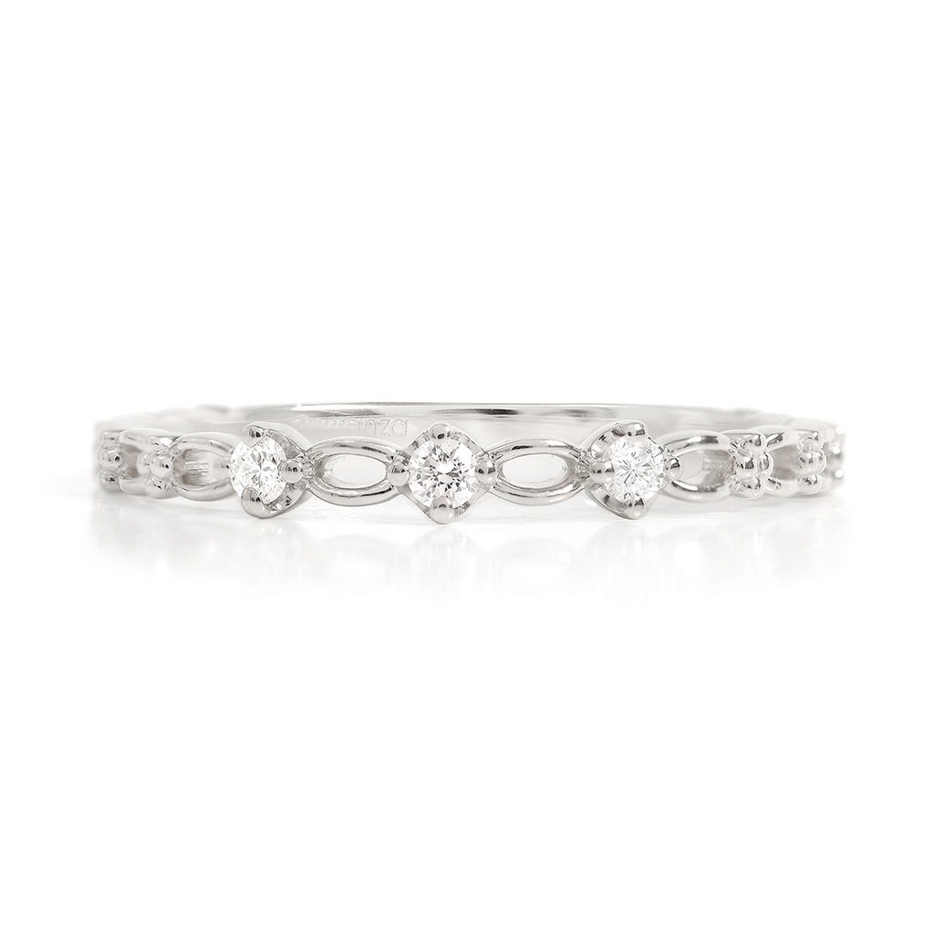ANILLO M&M  HUG 3B6P VS/G  1.1gr 18KW