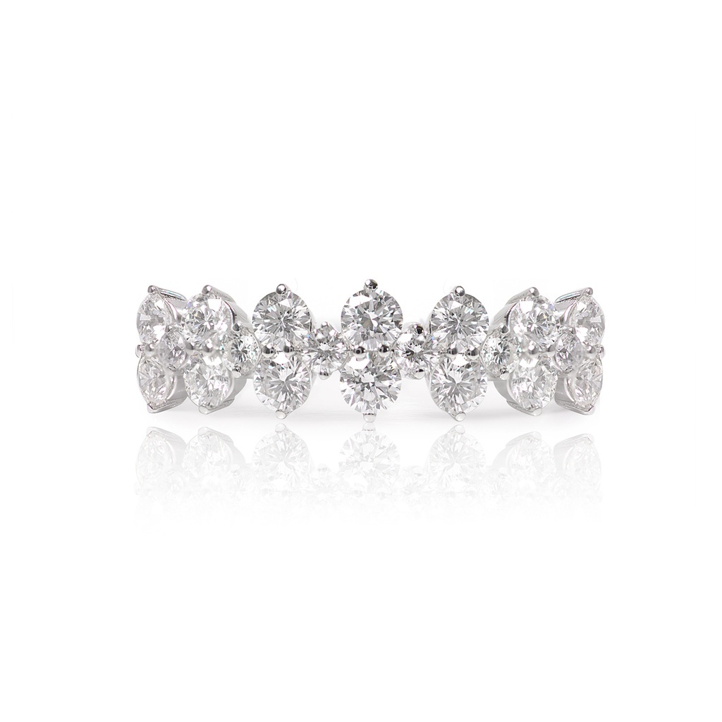 ANILLO PRINCESS 20B98P VS/G 3.1gr ORO BLANCO 18K