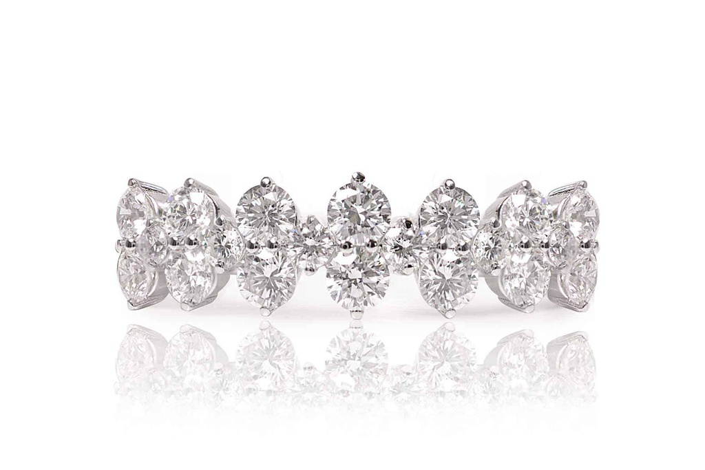 ANILLO PRINCESS 20B98P VS/G 3.1gr ORO BLANCO 18K