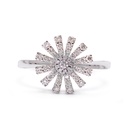 Anillo “MARGHERITA“ - Oro 18k blanco - 0.36ct