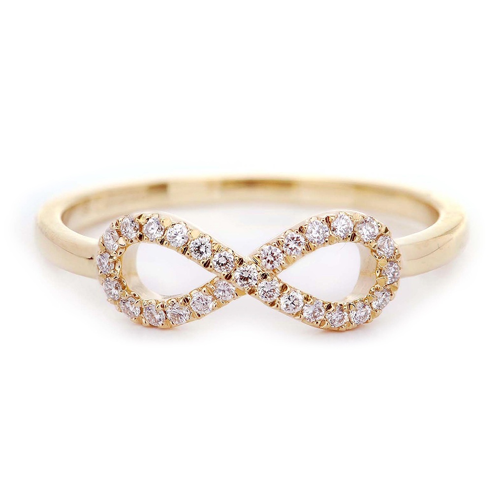 ANILLO EVERYDAY INFINITY B14P VS/G 1.90 18KY