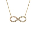 Gargantilla Petite EVERYDAY INFINITY - Oro 18k amarillo - everyday grande