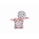 ANILLO LIFE B43P VS/G 3.72gr. ORO ROSA/BLANCO 18K