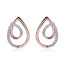 ARETES SPLASH B12P VS/G 2.1gr ORO ROSA/BLANCO 18K