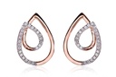 ARETES SPLASH B12P VS/G 2.1gr ORO ROSA/BLANCO 18K