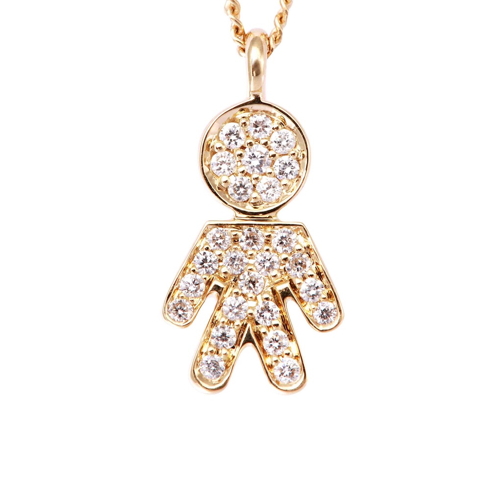 GARG C/DIJ PURITY/BOY B12P 2.7gr. 42cm. ORO AMARILLO 18K