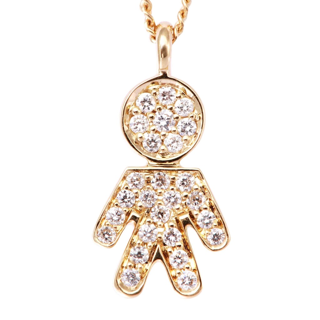 GARG C/DIJ PURITY/BOY B12P 2.7gr. 42cm. ORO AMARILLO 18K