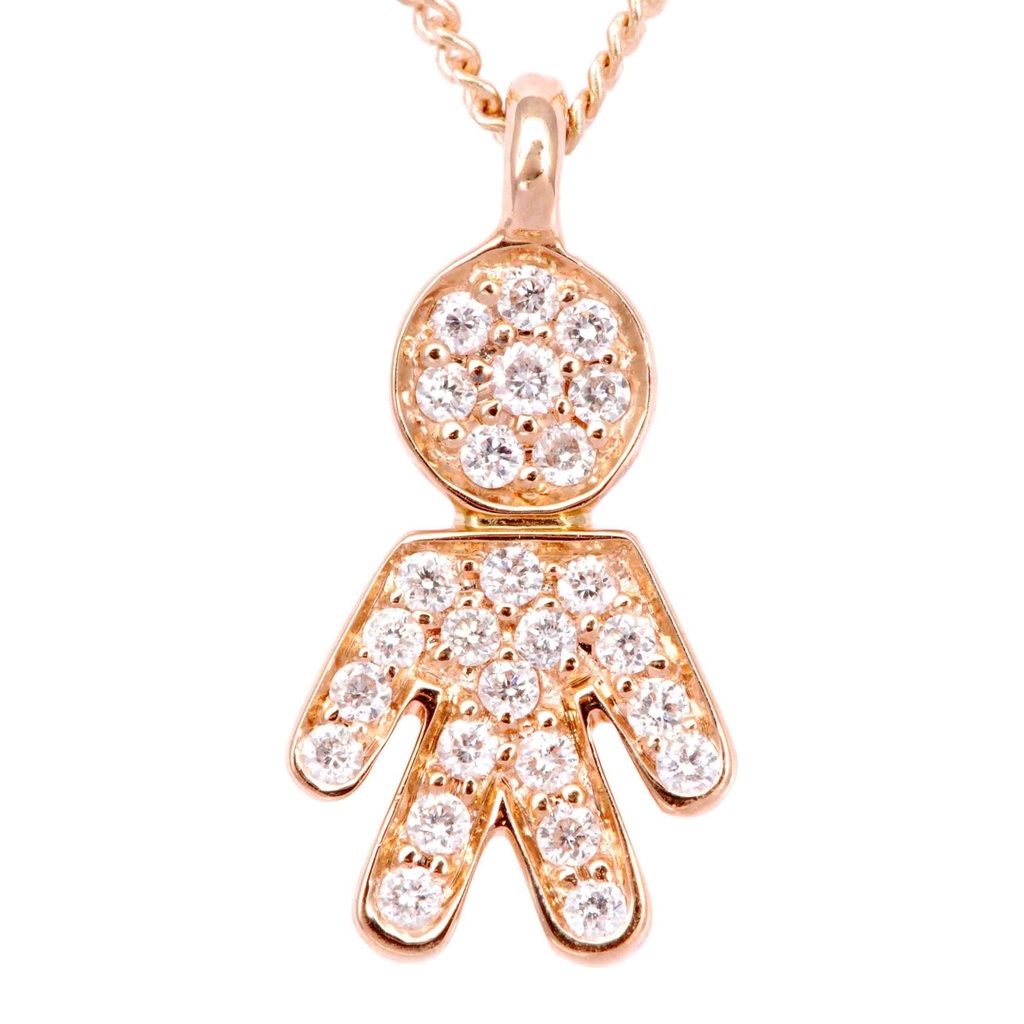 GARG C/DIJE PURITY/BOY B12P 2.8gr. 42cm. ORO ROSA 18K