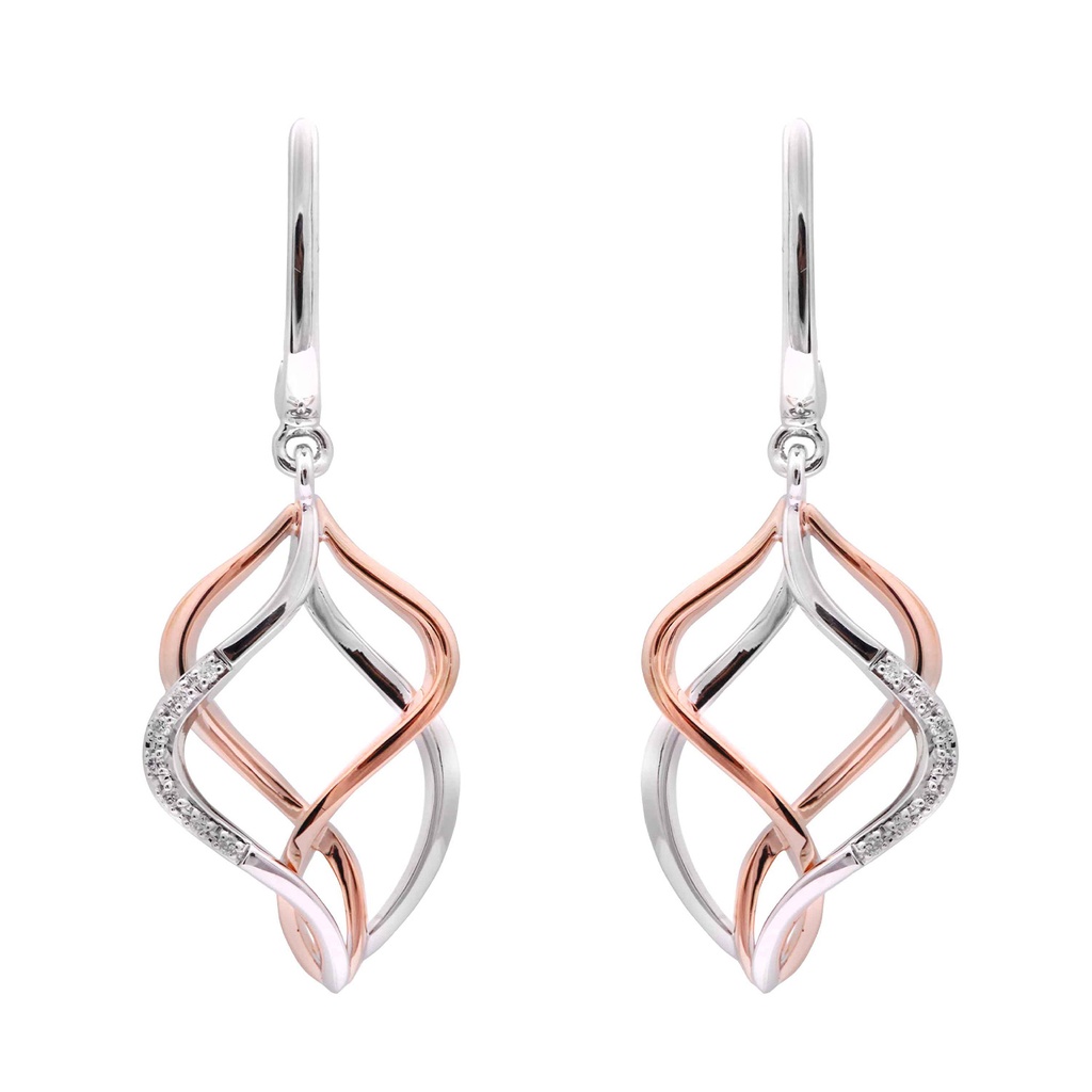Aretes CURL B7P OB/OR 6.8gr 18K