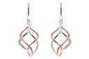 Aretes CURL B7P OB/OR 6.8gr 18K