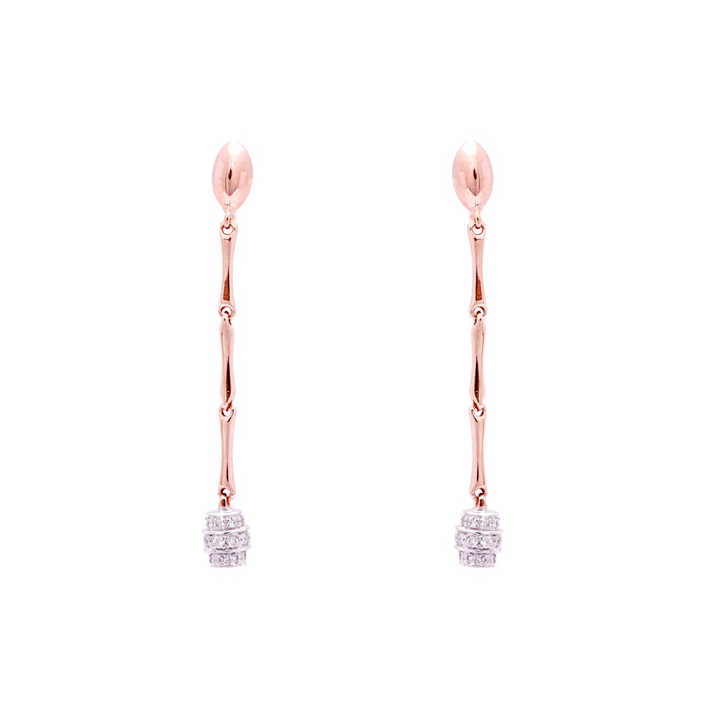 ARETES BAMBOO OR/OB B20P 2.80 18KC