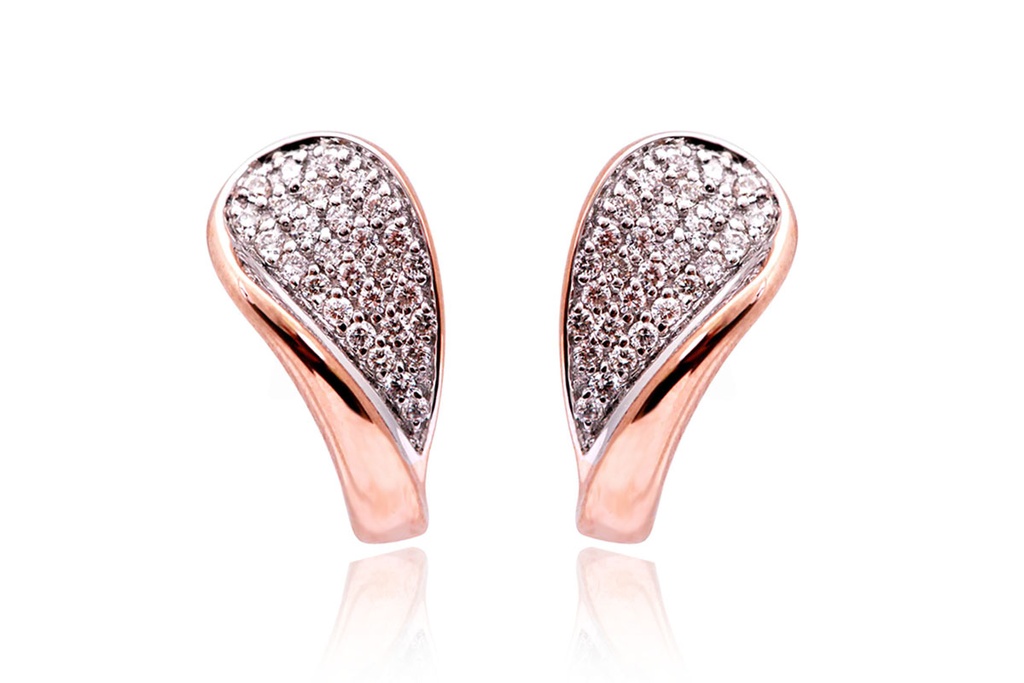 ARETES LEAF/PAVE B32P 4.64 18KR