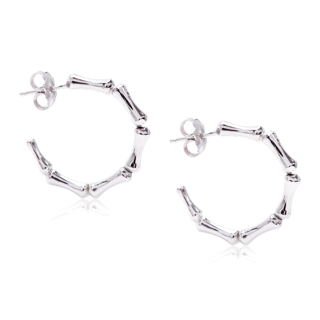 ARETES BAMBOO REGULA P&B .02 CTW 4.20 18KW