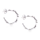 ARETES BAMBOO REGULA P&B .02 CTW 4.20 18KW