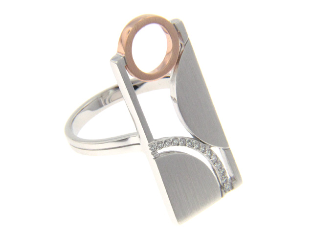 ANILLO AN OB/OR MONDRIAN B8P 18KC 7.69