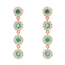 ARETES SUNS HALO 8ESM37P 80B25P 2.1gr. ORO AMARILLO18K