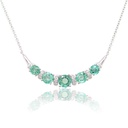 GARGANTILLA CELLINI ESMERALDA-0.67ct 16B4P GVS 3.2gr 18KW