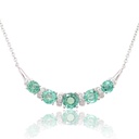 GARGANTILLA CELLINI ESMERALDA-0.67ct 16B4P GVS 3.2gr 18KW