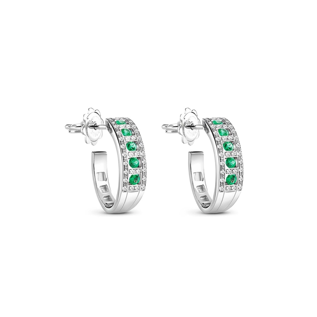 ARETES BELLE EPOQUE B20P E31P 7.0gr ORO BLANCO 18K