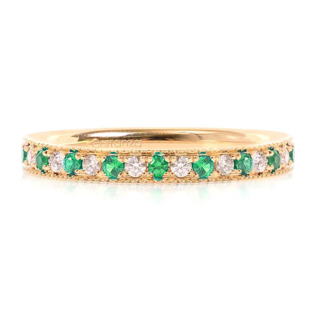ANILLO M&M TUYYO E11P+9B12P VSG  2.50 18KY