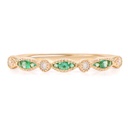 ANILLO M&M CAVIAR E9P+4B7P VSG  1.8gr 18KY