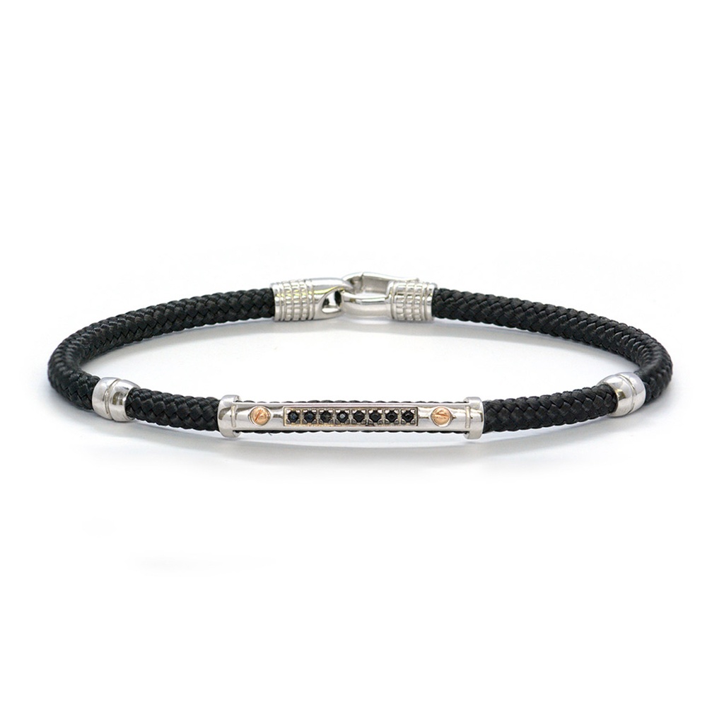 PULSERA UOMO ESPINELA OB/R 20.5CM 6.80 18KC